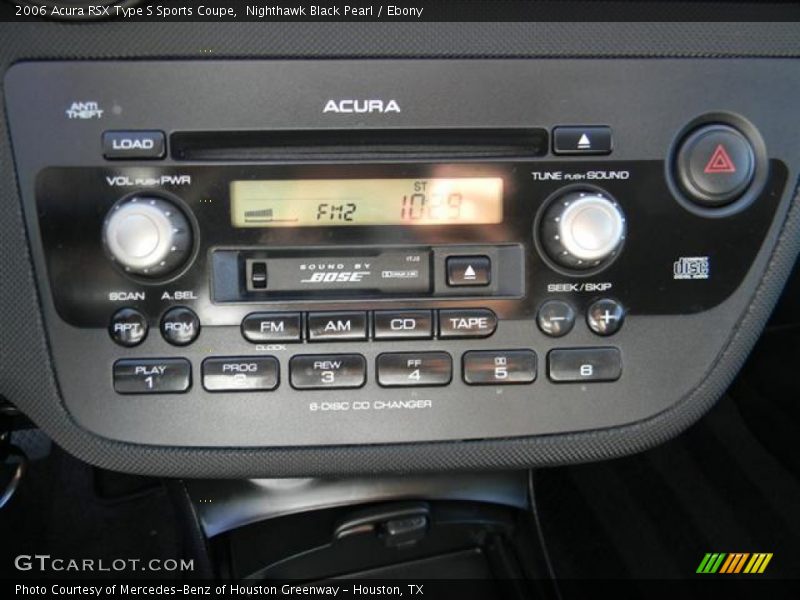 Nighthawk Black Pearl / Ebony 2006 Acura RSX Type S Sports Coupe
