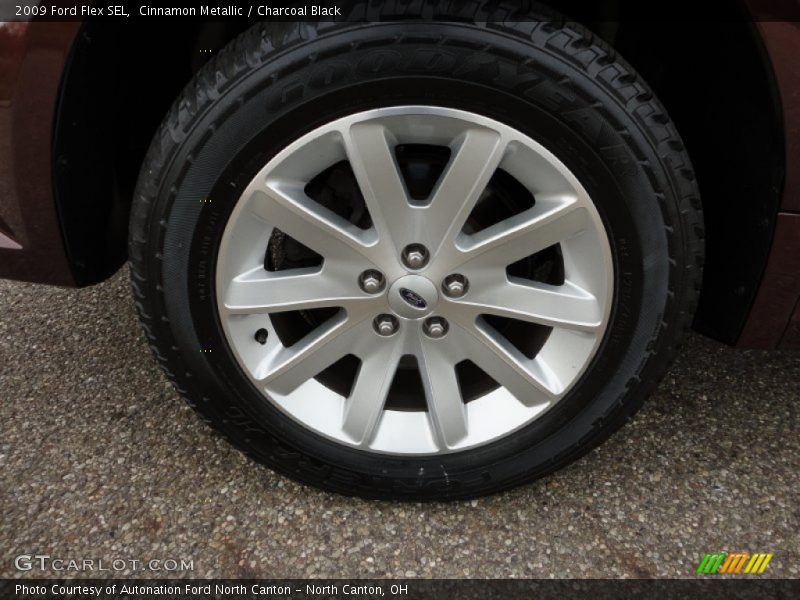 Cinnamon Metallic / Charcoal Black 2009 Ford Flex SEL