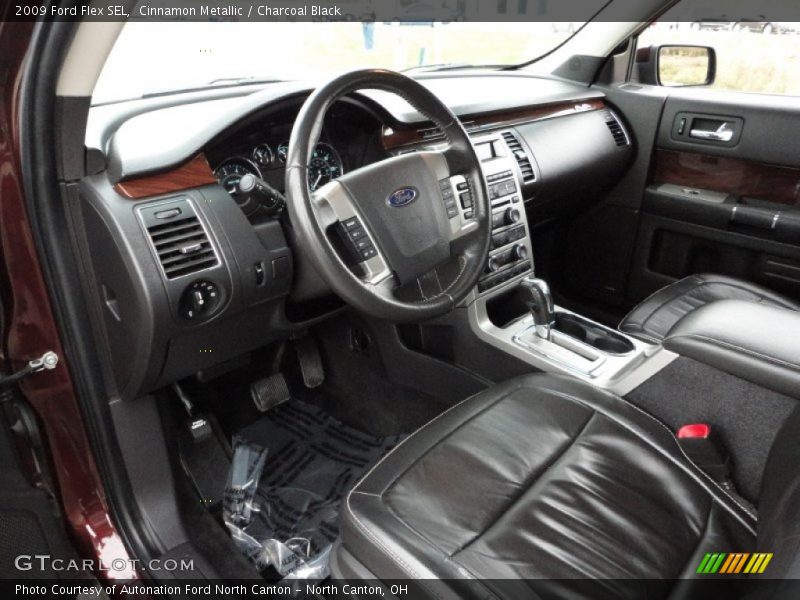 Cinnamon Metallic / Charcoal Black 2009 Ford Flex SEL