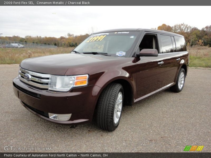 Cinnamon Metallic / Charcoal Black 2009 Ford Flex SEL