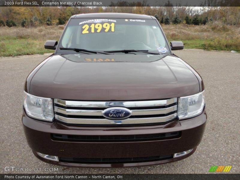 Cinnamon Metallic / Charcoal Black 2009 Ford Flex SEL