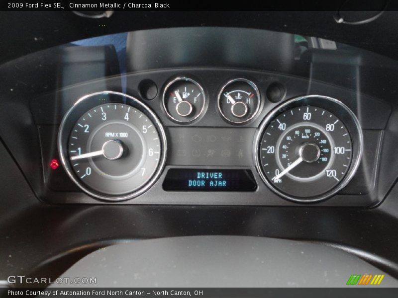 Cinnamon Metallic / Charcoal Black 2009 Ford Flex SEL