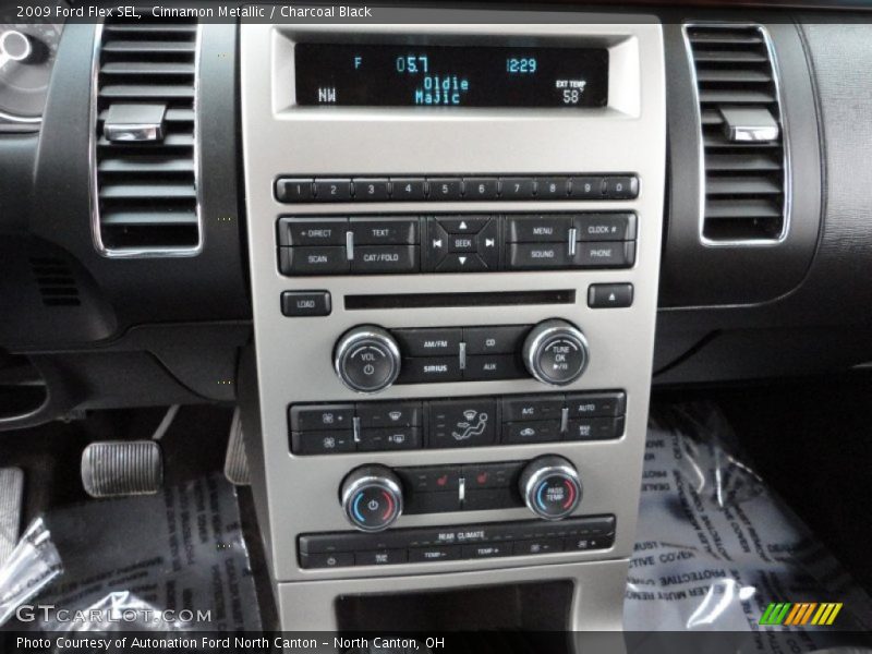 Cinnamon Metallic / Charcoal Black 2009 Ford Flex SEL