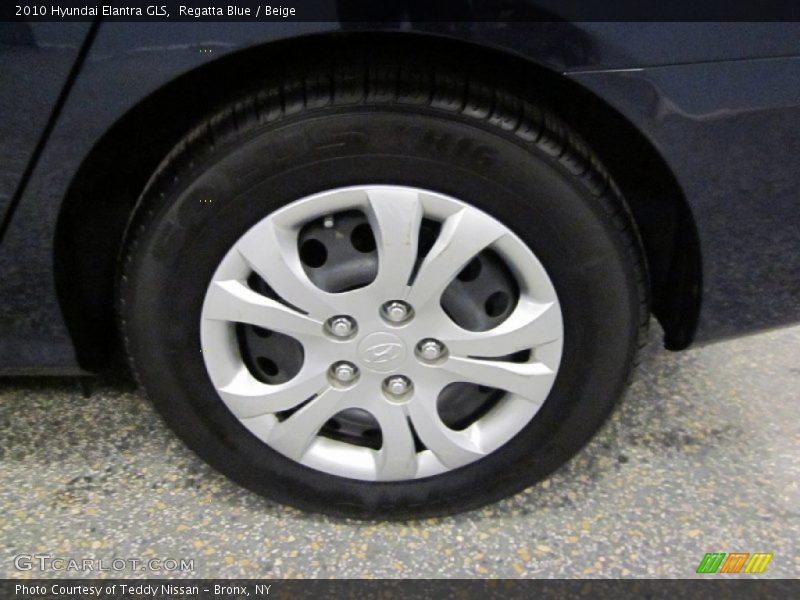 Regatta Blue / Beige 2010 Hyundai Elantra GLS