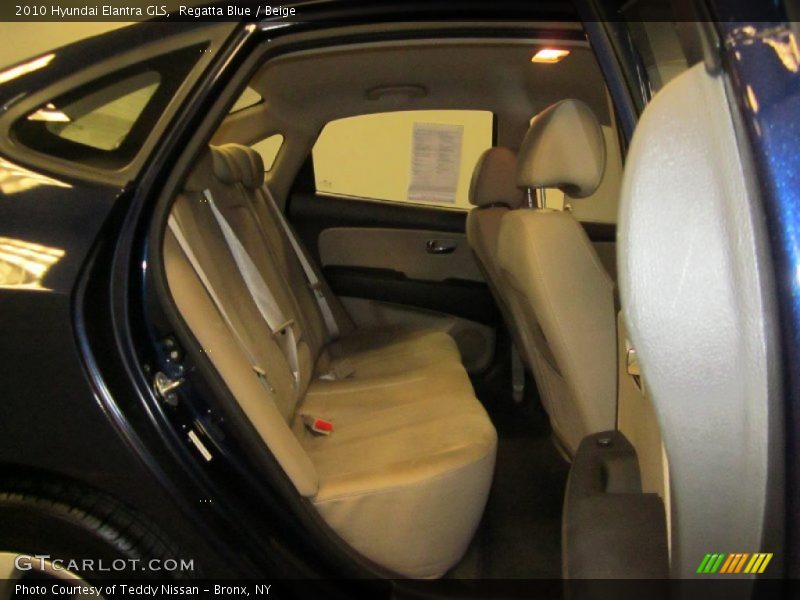 Regatta Blue / Beige 2010 Hyundai Elantra GLS