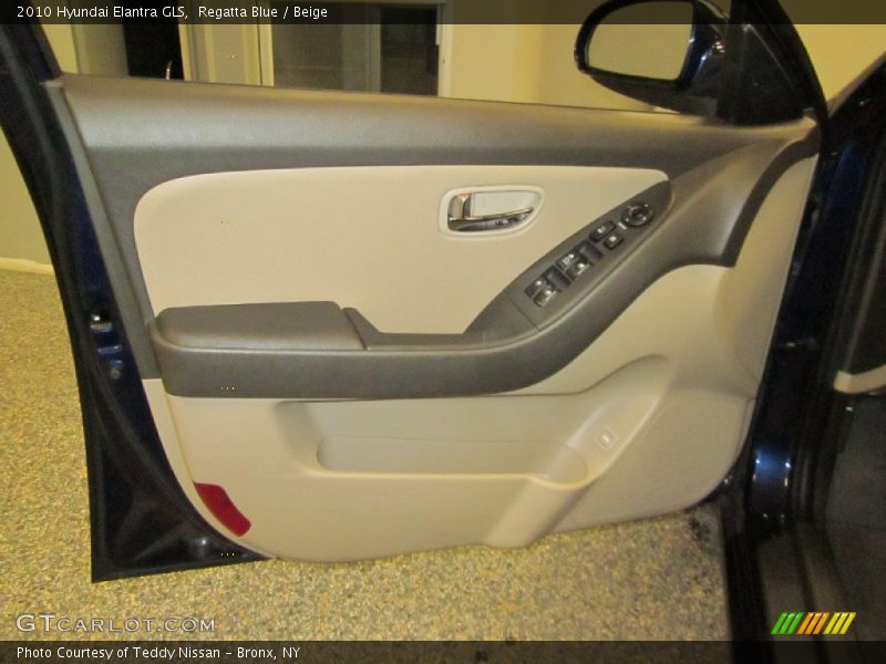 Regatta Blue / Beige 2010 Hyundai Elantra GLS