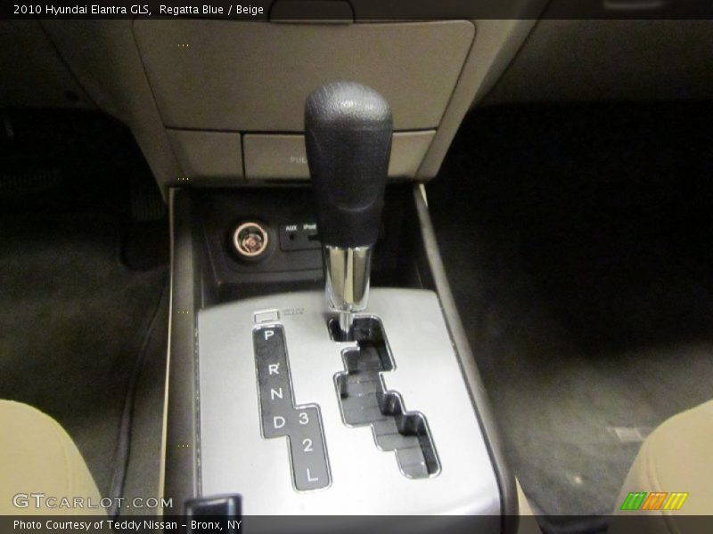 Regatta Blue / Beige 2010 Hyundai Elantra GLS