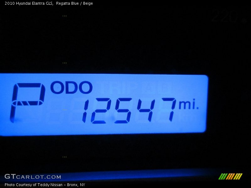 Regatta Blue / Beige 2010 Hyundai Elantra GLS