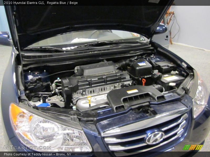 Regatta Blue / Beige 2010 Hyundai Elantra GLS