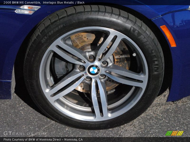 Interlagos Blue Metallic / Black 2008 BMW M6 Convertible