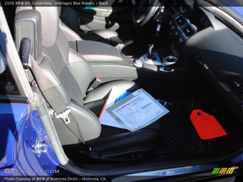 Interlagos Blue Metallic / Black 2008 BMW M6 Convertible