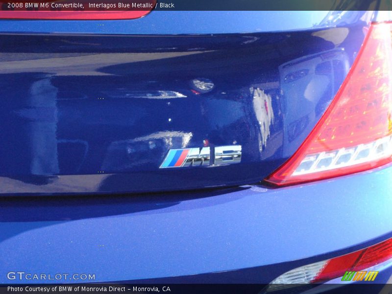 Interlagos Blue Metallic / Black 2008 BMW M6 Convertible