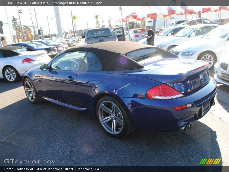 Interlagos Blue Metallic / Black 2008 BMW M6 Convertible