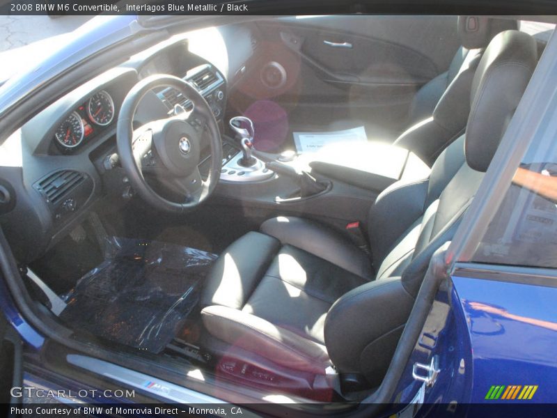 Interlagos Blue Metallic / Black 2008 BMW M6 Convertible