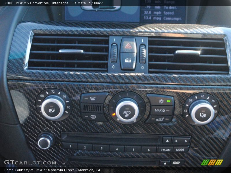 Interlagos Blue Metallic / Black 2008 BMW M6 Convertible