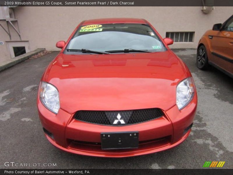 Sunset Pearlescent Pearl / Dark Charcoal 2009 Mitsubishi Eclipse GS Coupe