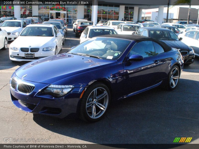 Interlagos Blue Metallic / Black 2008 BMW M6 Convertible
