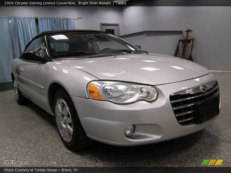 Bright Silver Metallic / Taupe 2004 Chrysler Sebring Limited Convertible