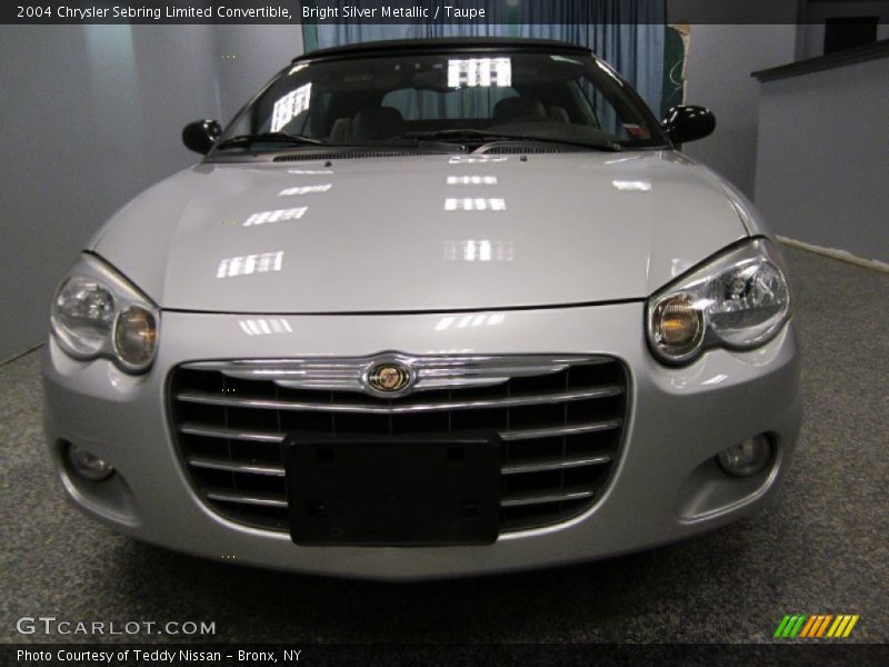 Bright Silver Metallic / Taupe 2004 Chrysler Sebring Limited Convertible