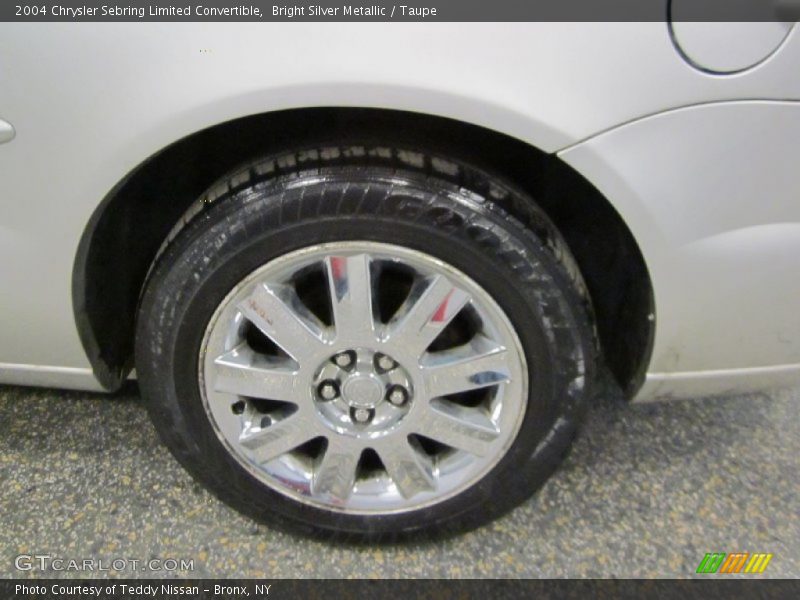 Bright Silver Metallic / Taupe 2004 Chrysler Sebring Limited Convertible