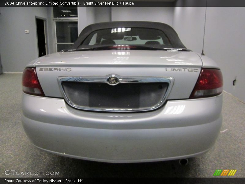 Bright Silver Metallic / Taupe 2004 Chrysler Sebring Limited Convertible