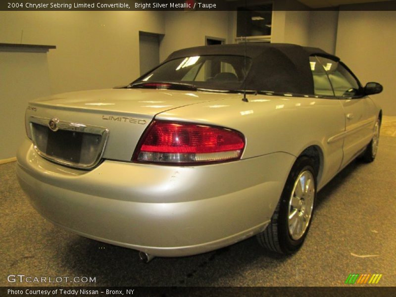 Bright Silver Metallic / Taupe 2004 Chrysler Sebring Limited Convertible