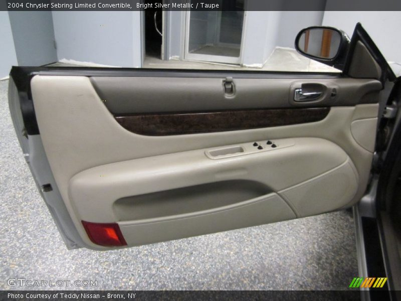 Bright Silver Metallic / Taupe 2004 Chrysler Sebring Limited Convertible