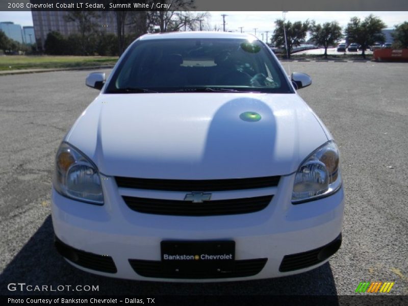 Summit White / Gray 2008 Chevrolet Cobalt LT Sedan
