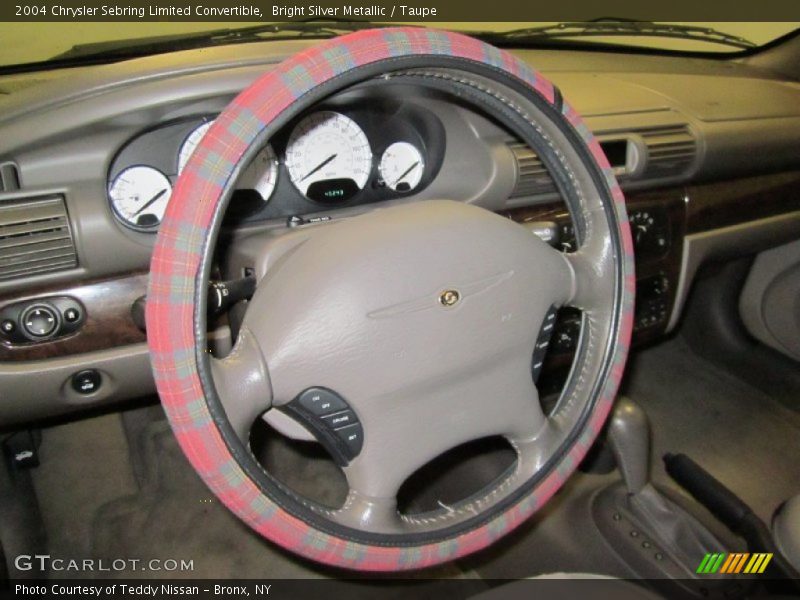 Bright Silver Metallic / Taupe 2004 Chrysler Sebring Limited Convertible