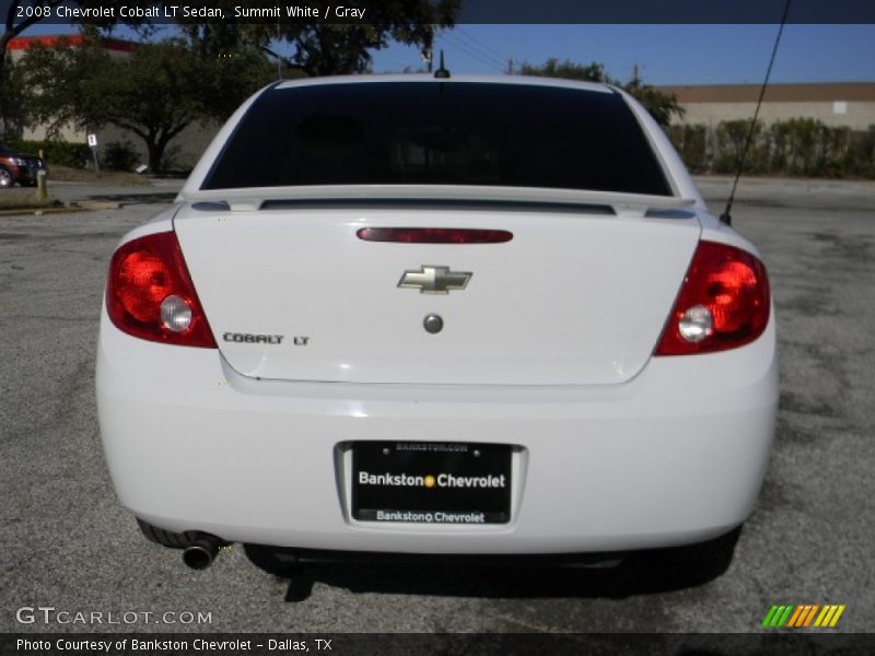 Summit White / Gray 2008 Chevrolet Cobalt LT Sedan