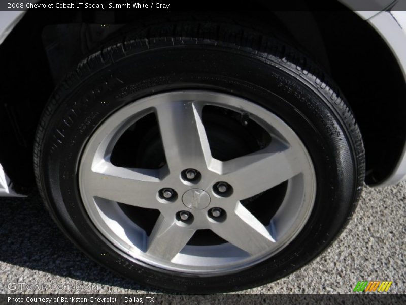 Summit White / Gray 2008 Chevrolet Cobalt LT Sedan
