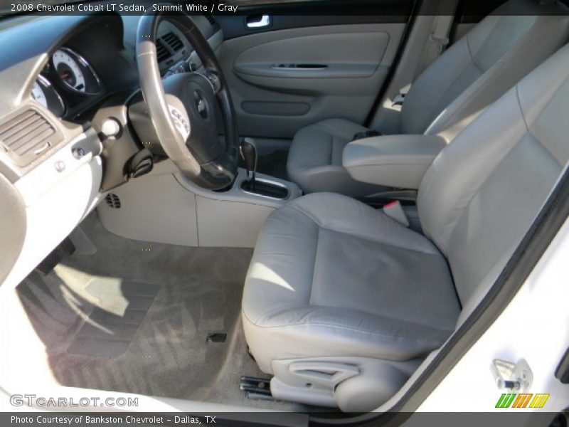Summit White / Gray 2008 Chevrolet Cobalt LT Sedan