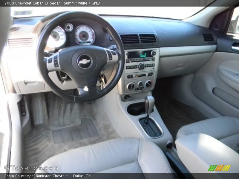 Summit White / Gray 2008 Chevrolet Cobalt LT Sedan