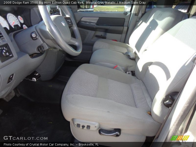 Mineral Gray Metallic / Medium Slate Gray 2008 Dodge Ram 3500 Big Horn Edition Quad Cab 4x4