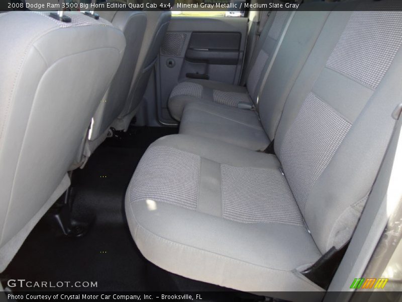 Mineral Gray Metallic / Medium Slate Gray 2008 Dodge Ram 3500 Big Horn Edition Quad Cab 4x4