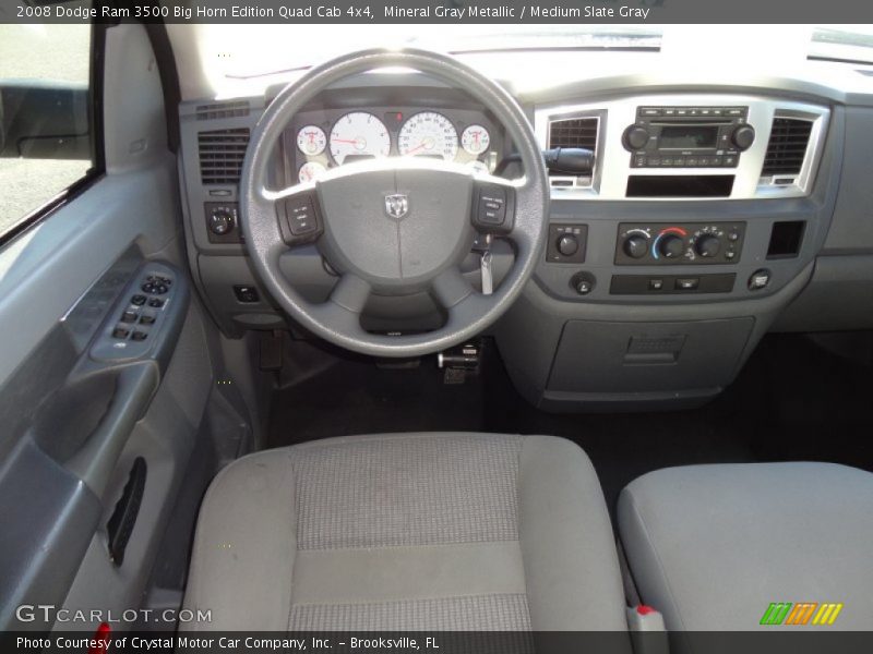 Mineral Gray Metallic / Medium Slate Gray 2008 Dodge Ram 3500 Big Horn Edition Quad Cab 4x4
