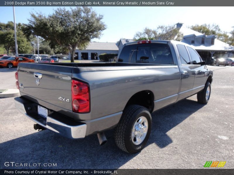 Mineral Gray Metallic / Medium Slate Gray 2008 Dodge Ram 3500 Big Horn Edition Quad Cab 4x4