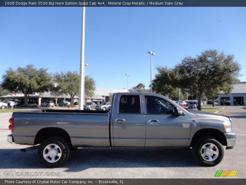Mineral Gray Metallic / Medium Slate Gray 2008 Dodge Ram 3500 Big Horn Edition Quad Cab 4x4