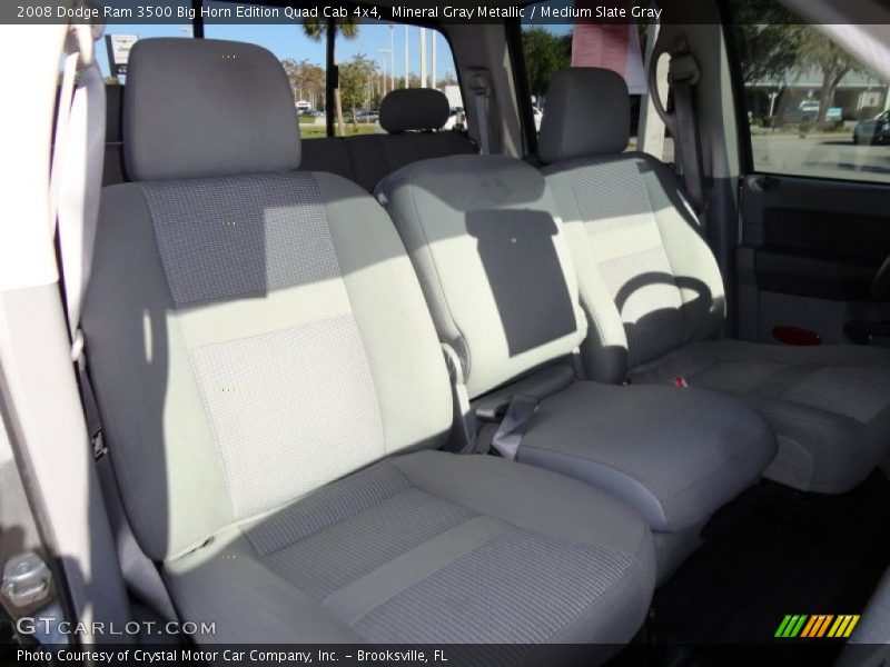 Mineral Gray Metallic / Medium Slate Gray 2008 Dodge Ram 3500 Big Horn Edition Quad Cab 4x4