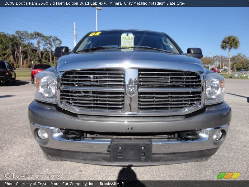 Mineral Gray Metallic / Medium Slate Gray 2008 Dodge Ram 3500 Big Horn Edition Quad Cab 4x4