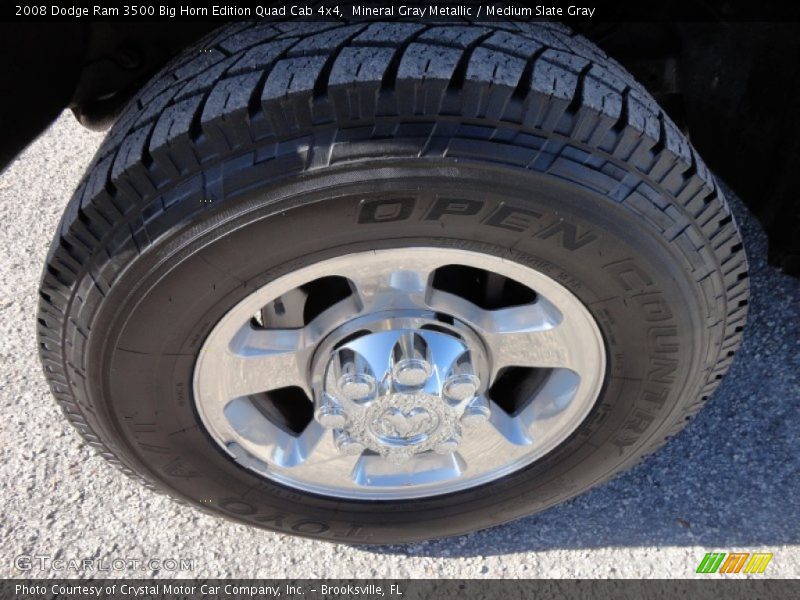 Mineral Gray Metallic / Medium Slate Gray 2008 Dodge Ram 3500 Big Horn Edition Quad Cab 4x4