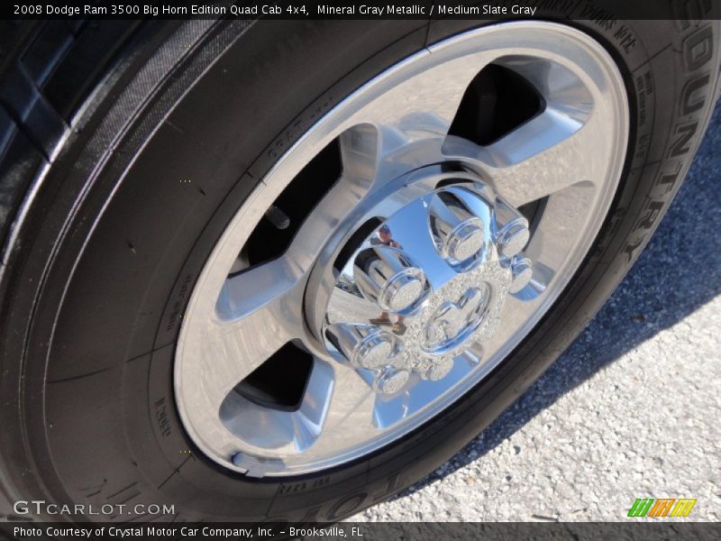 Mineral Gray Metallic / Medium Slate Gray 2008 Dodge Ram 3500 Big Horn Edition Quad Cab 4x4
