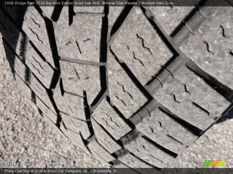 Mineral Gray Metallic / Medium Slate Gray 2008 Dodge Ram 3500 Big Horn Edition Quad Cab 4x4