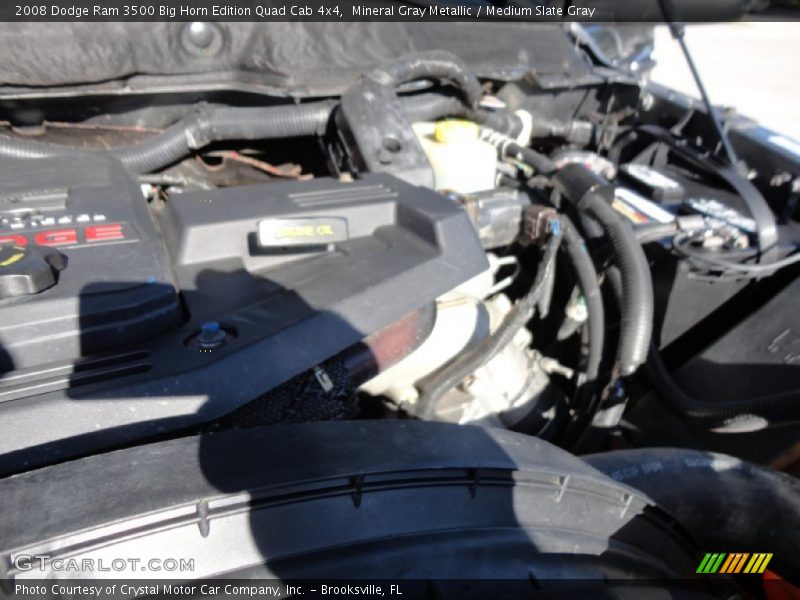 Mineral Gray Metallic / Medium Slate Gray 2008 Dodge Ram 3500 Big Horn Edition Quad Cab 4x4
