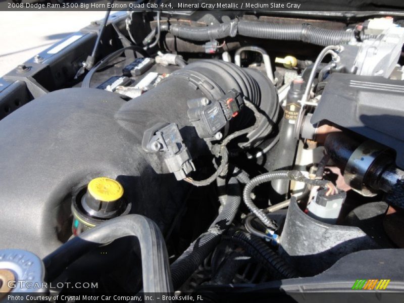 Mineral Gray Metallic / Medium Slate Gray 2008 Dodge Ram 3500 Big Horn Edition Quad Cab 4x4