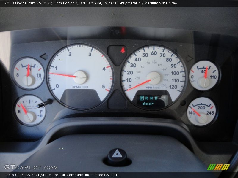  2008 Ram 3500 Big Horn Edition Quad Cab 4x4 Big Horn Edition Quad Cab 4x4 Gauges