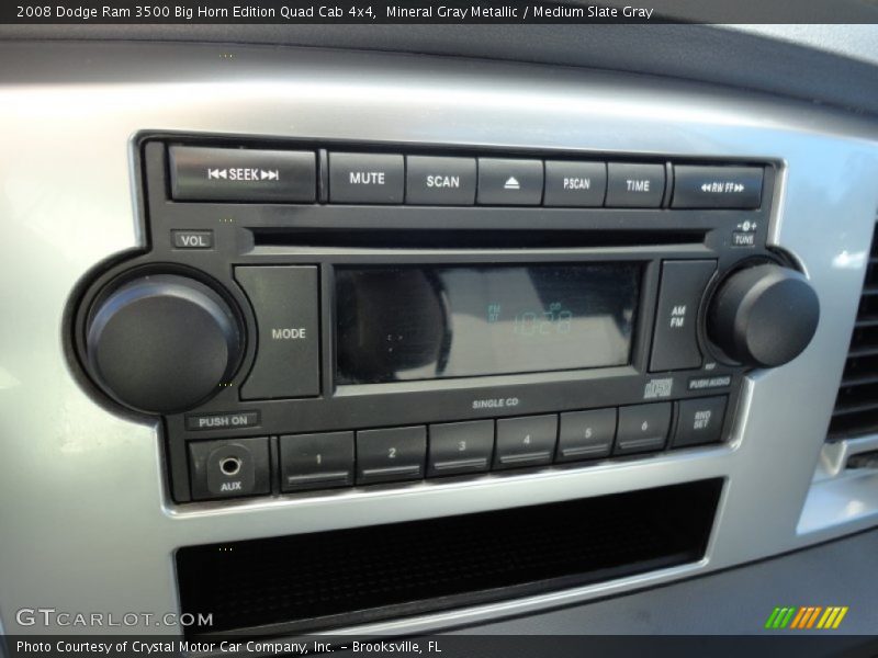 Audio System of 2008 Ram 3500 Big Horn Edition Quad Cab 4x4