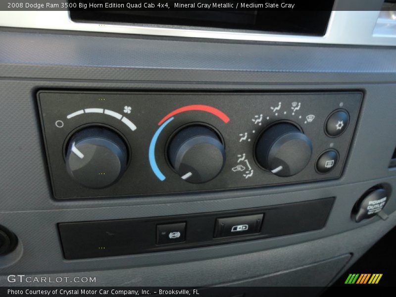 Mineral Gray Metallic / Medium Slate Gray 2008 Dodge Ram 3500 Big Horn Edition Quad Cab 4x4
