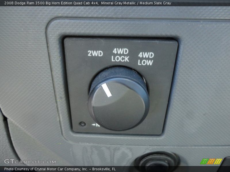 Mineral Gray Metallic / Medium Slate Gray 2008 Dodge Ram 3500 Big Horn Edition Quad Cab 4x4