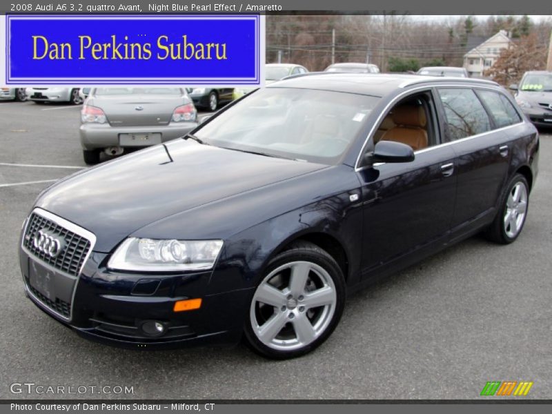 Night Blue Pearl Effect / Amaretto 2008 Audi A6 3.2 quattro Avant